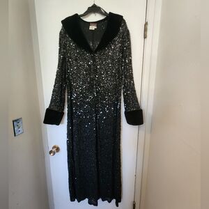 Elegant Sequin Robe/Bath Gown by Marina Bresler